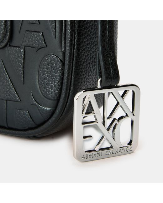 ARMANI EXCHANGE Black Messenger Camera Bag