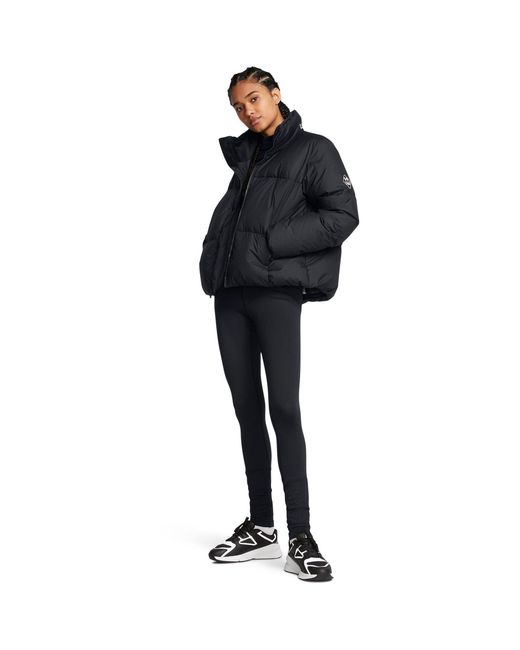 Under Armour Black Limitless Weather Resistant Puffer Jacket