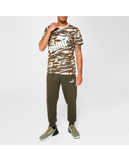 PUMA Green No 1 Logo Jogging Pants for men