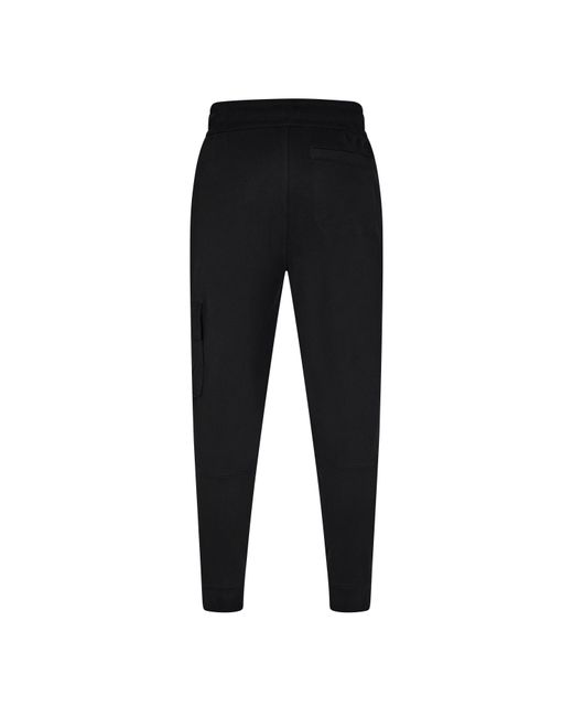 Calvin Klein Black Logo Patch Track Pants for men