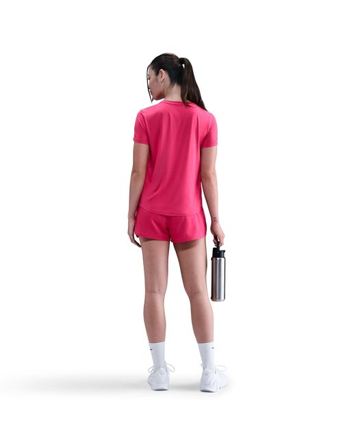 Nike Pink Dri-Fit One Standard Fit Short-Sleeve Top