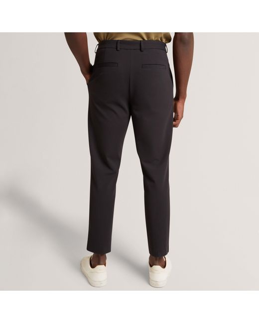 Ted Baker Black Textured Trouser for men