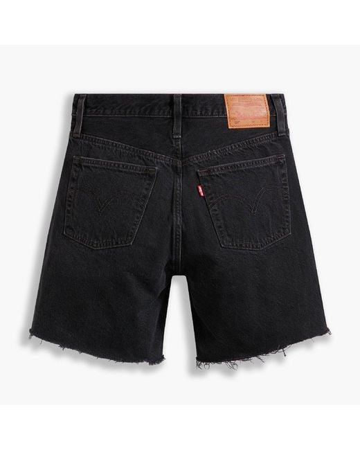 Levi's Black Levi's Mid Thigh Short Lunar Blac