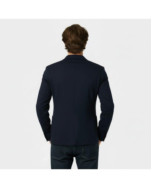 Jack Wills Blue Jersey Long Sleeve Blazer for men