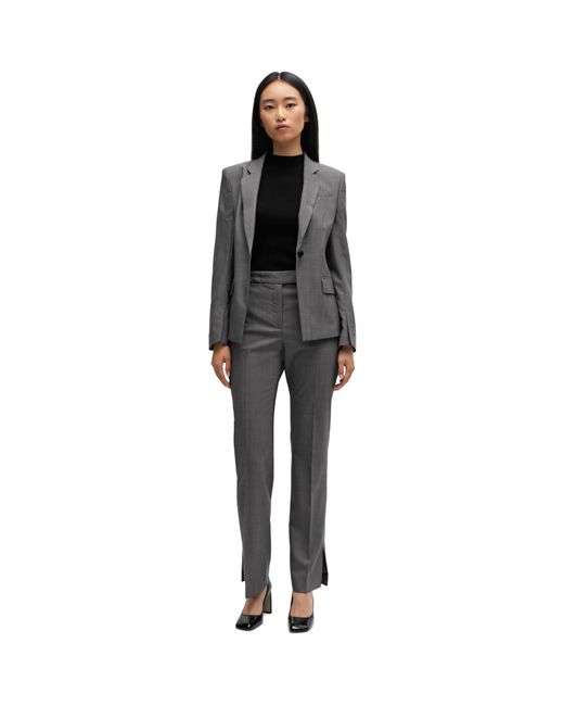 Boss Natural Teana Slim Fit Trousers