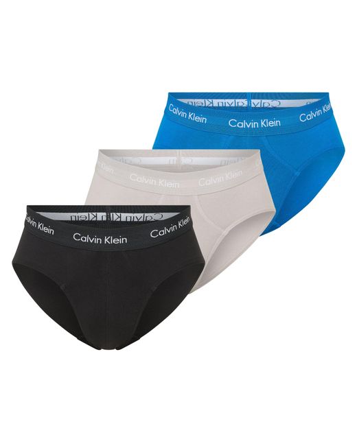 Calvin Klein Blue 3 Pack Briefs for men