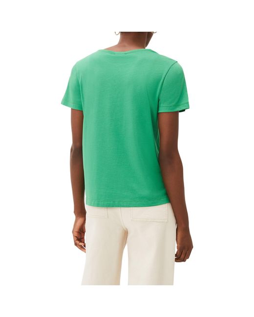 Phase Eight Green Huntly Stitch Detail T-Shirt