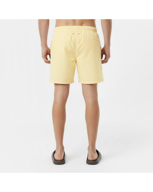 Jack Wills Yellow Mid-Length Swim Shorts for men