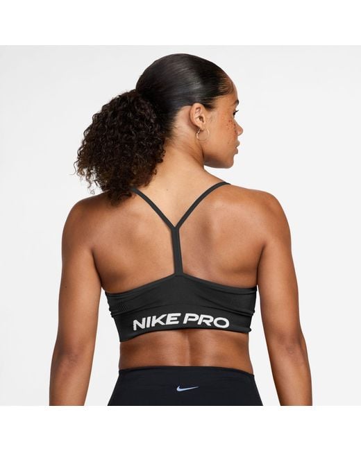 Nike Black Medium Impact Non Wired Sports Bra