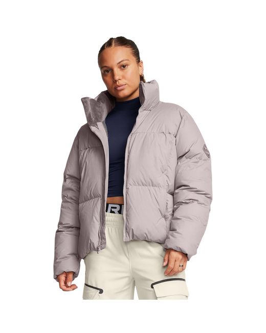 Under Armour Gray Limitless Weather-Resistant Puffer Jacket