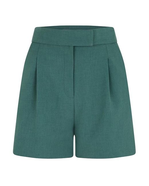 Biba Green Tailored Shorts