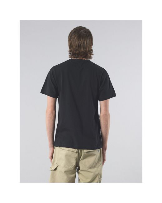 Pretty Green Black Pg Tour Logo Regular Fit T-Shirt for men