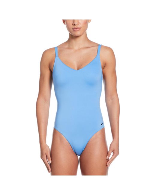 Nike Blue One Piece Swimsuit