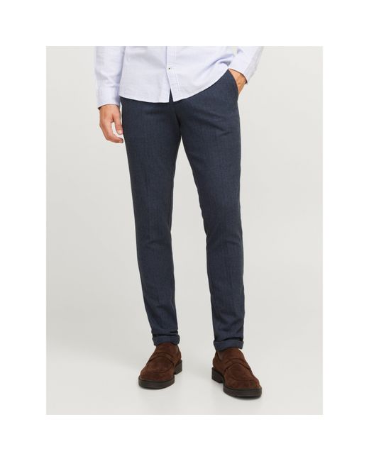 Jack & Jones Blue Henry Chinos for men