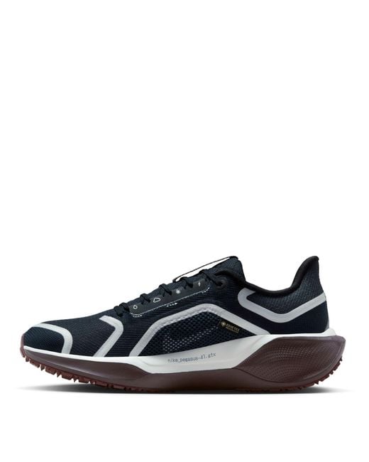 Nike Blue Pegasus 41 Gore-Tex Waterproof Road Running Shoes