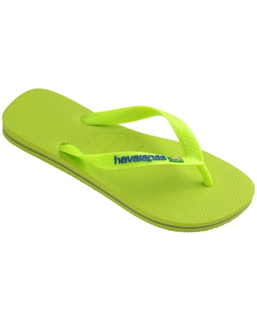 Havaianas Green Brasil Flip Flops for men