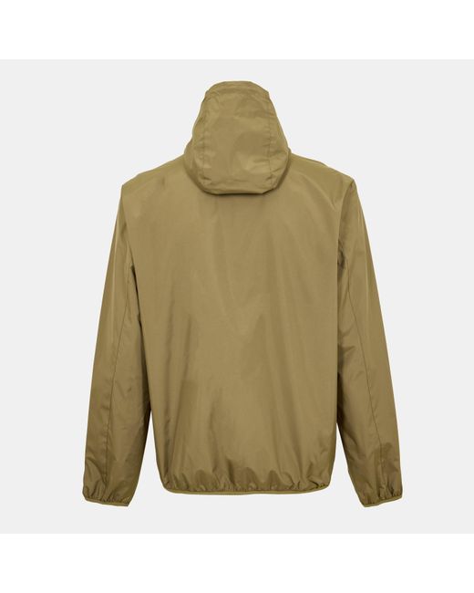 Aquascutum Green Reversible Check Hooded Long Sleeve Rain Anorak for men
