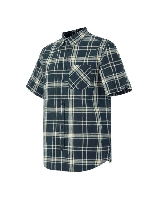 Regatta Blue Loran Long-Sleeve Plain Shirt for men