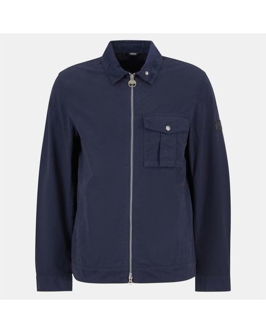 Barbour Blue B.Intense Tarnett Structured Zip Harrington Jacket for men