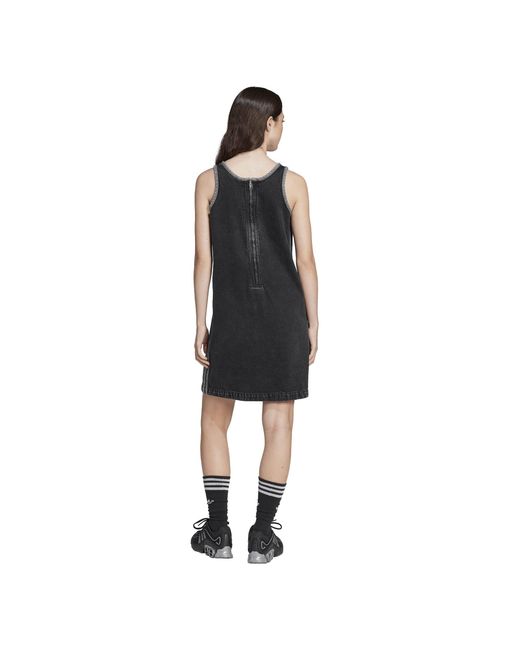 Adidas Black Denim Mini Dress