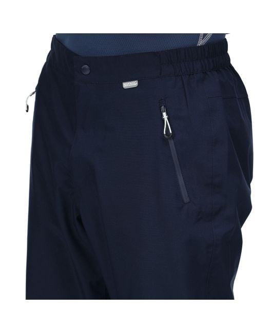 Regatta Blue Highton Waterproof Overtrouser (Regular) for men