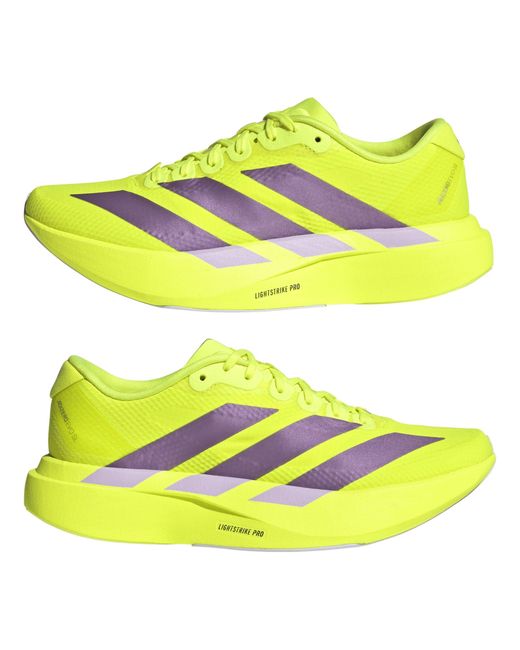 Adidas Yellow Adidas Adizero Evo Sl Woven Sneaker