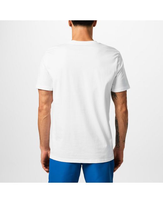 Boss White Bodywear Short Sleeve T-Shirt With Logo Print Detail for men