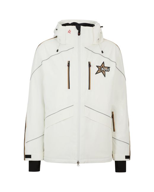 Boss Gray Technical Ski Jacket for men