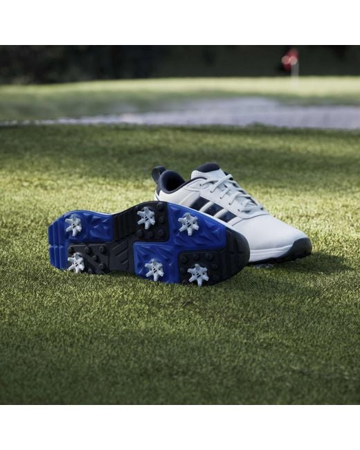 Adidas Blue Spiked Golf Shoes for men