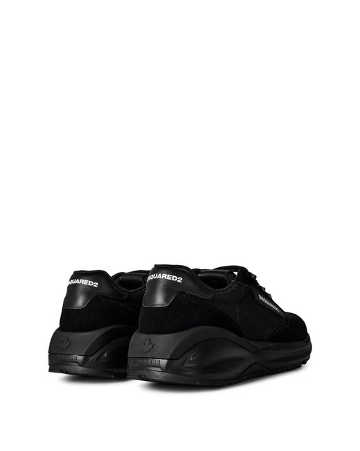 DSquared² Black Suede Dash Sneakers for men