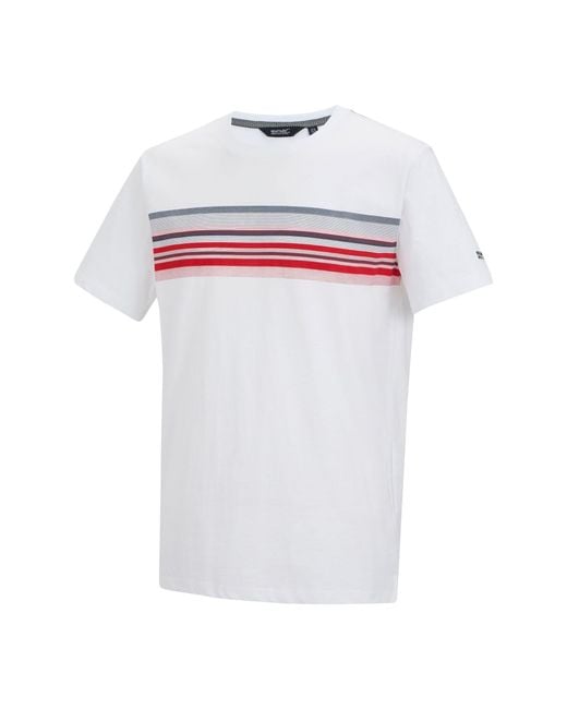 Regatta White Rendro Soft T-Shirt for men