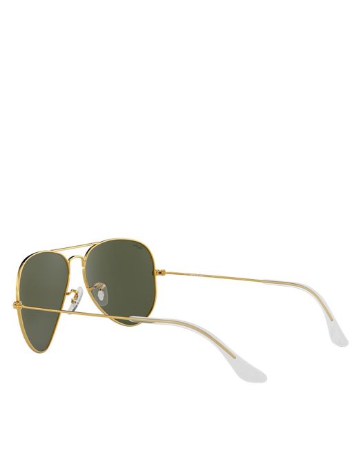 Ray-Ban Green Large Aviator Sunglasses