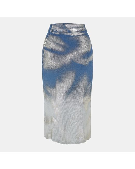 DIESEL Blue Tailored Pencil Skirt