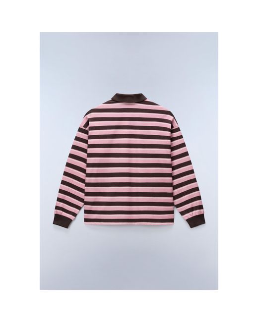 Napapijri Red Napa Lehua Long Sleeve Polo