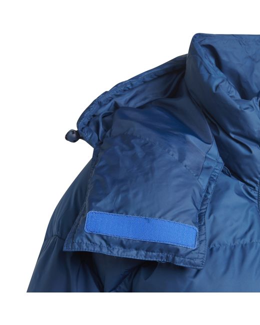Adidas Blue Asmc Long Puffa Performance Training Jacket