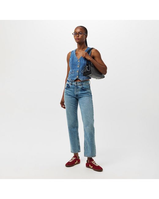 Veja Red Low-Top Trainers