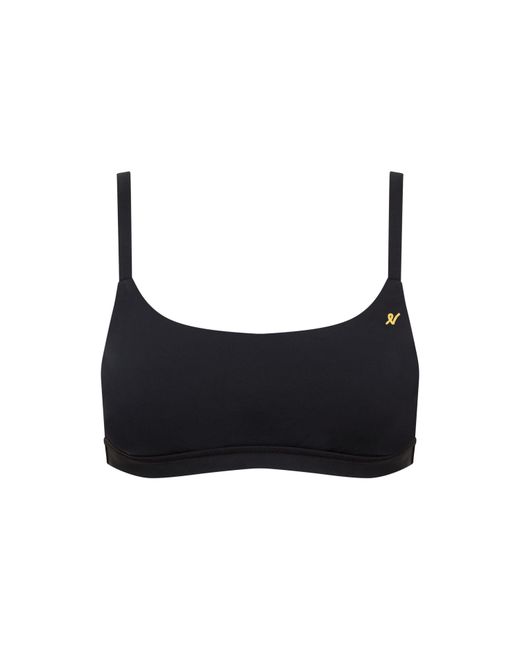 Nudea Black Scoop Neck Bralette Second Skin Stretch