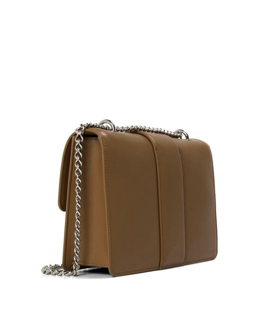 ARMANI EXCHANGE Brown Wonder Medium Chain Strap Shoulder Bag