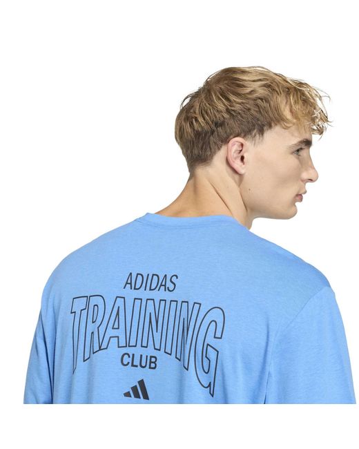 Adidas Blue Pl Es Gfx T for men
