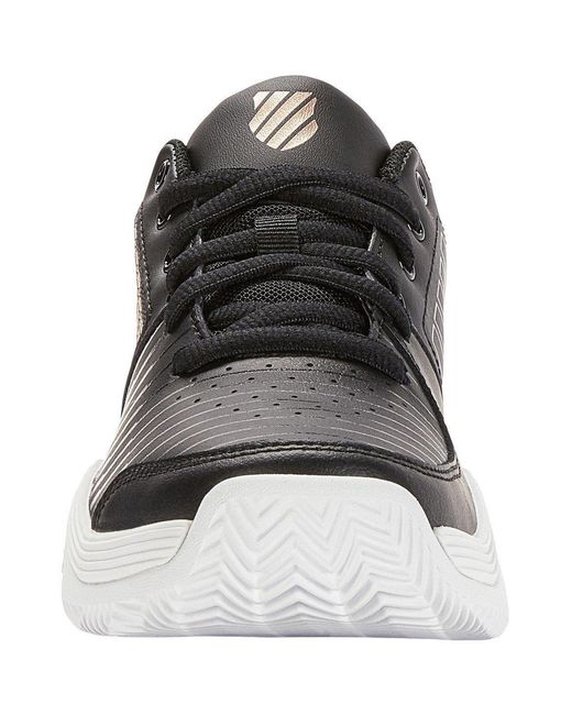 K-swiss Black Court Express Hb Clay Court Lace Up Tennis Shoes