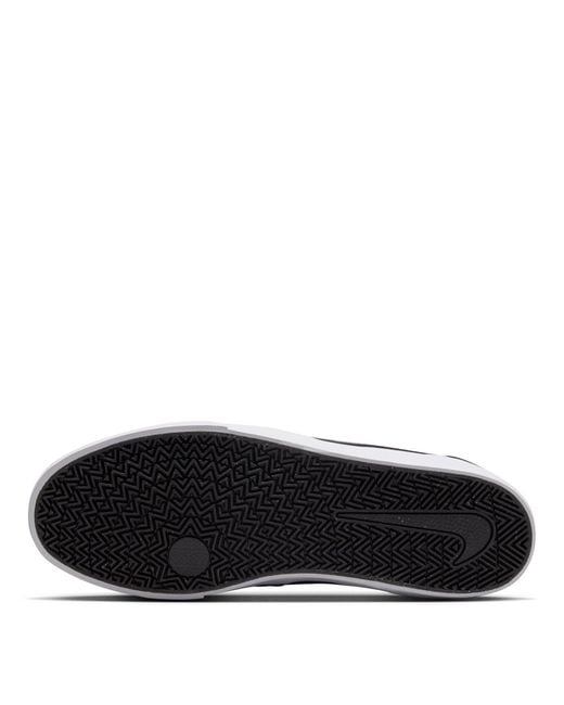 Nike Black Charge Low Suede Shoes for men