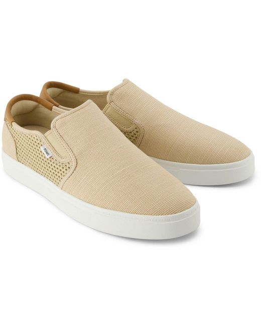 TOMS Natural Baja 2.0 Canvas Trainers for men