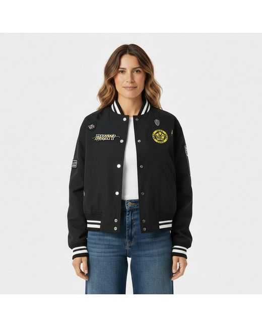 DKNY Black Varsity Jacket