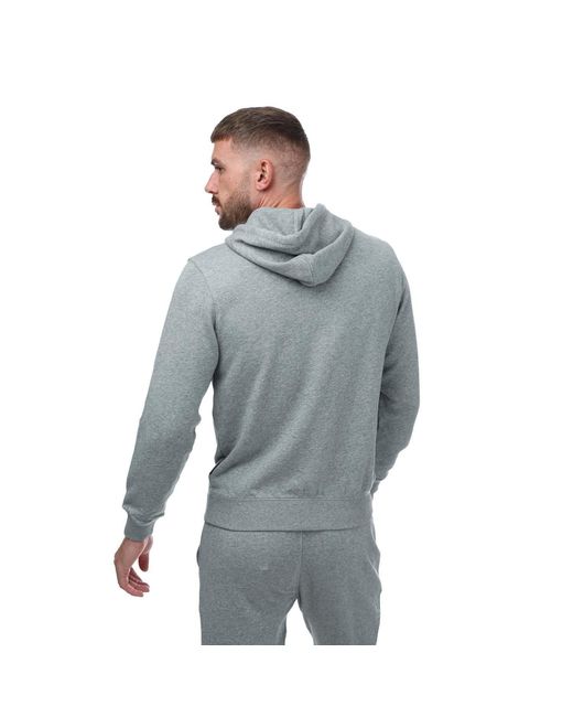 Napapijri Gray Kasba Logo Hoody for men