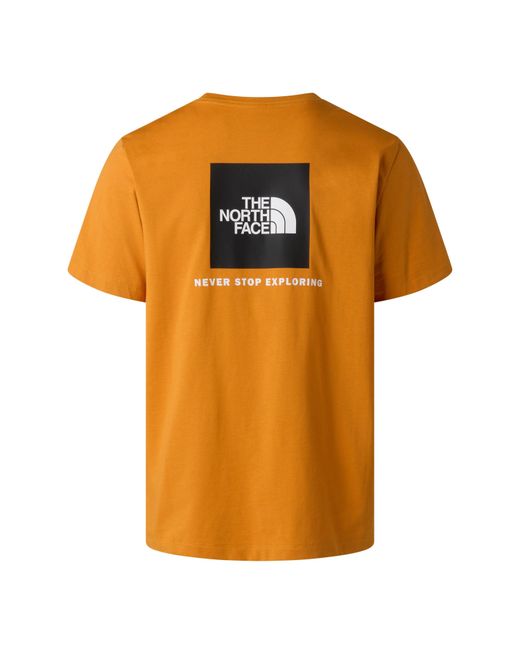 The North Face Orange Never Stop Exploring Regular Fit T-Shirt for men