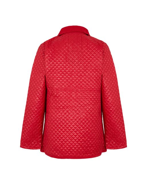 Criminal Damage Red Player Quilted Jacket for men