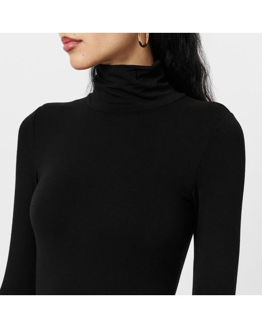 Naked Wardrobe Black Sculpt Straight Leg Jumpsuit