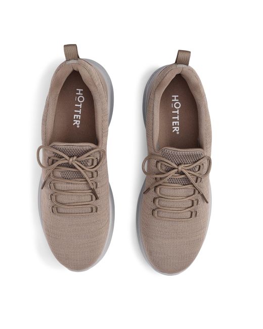 Hotter Gray Defender Trainers for men