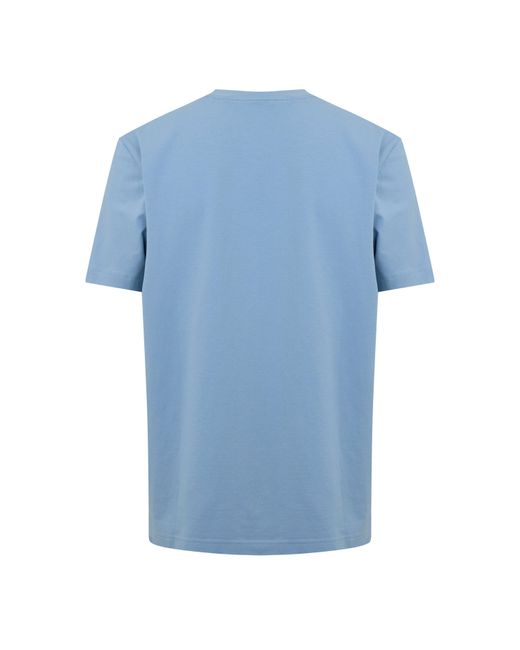 Boss Blue Oversized Tchup T-Shirt With Logo Detail for men