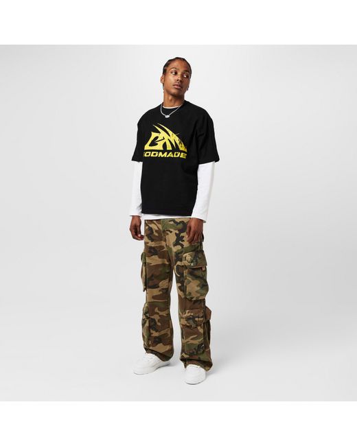 God Made Black Logo T-Shirt for men